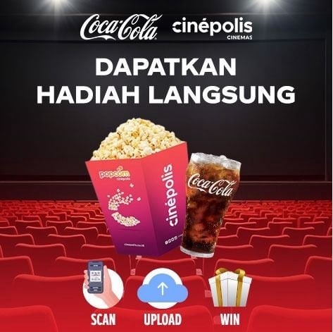 coca cola cinepolis GWP campaign