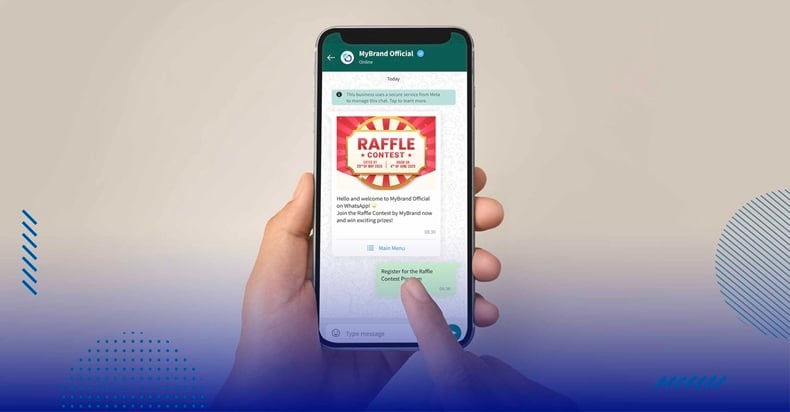 make Sweepstakes on WhatsApp