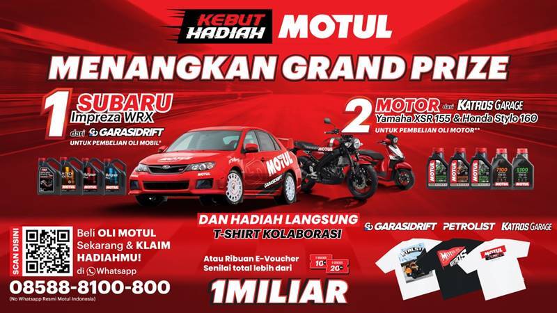 motul lucky draw campaign
