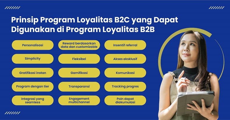 prinsip B2C untuk program loyalitas B2B