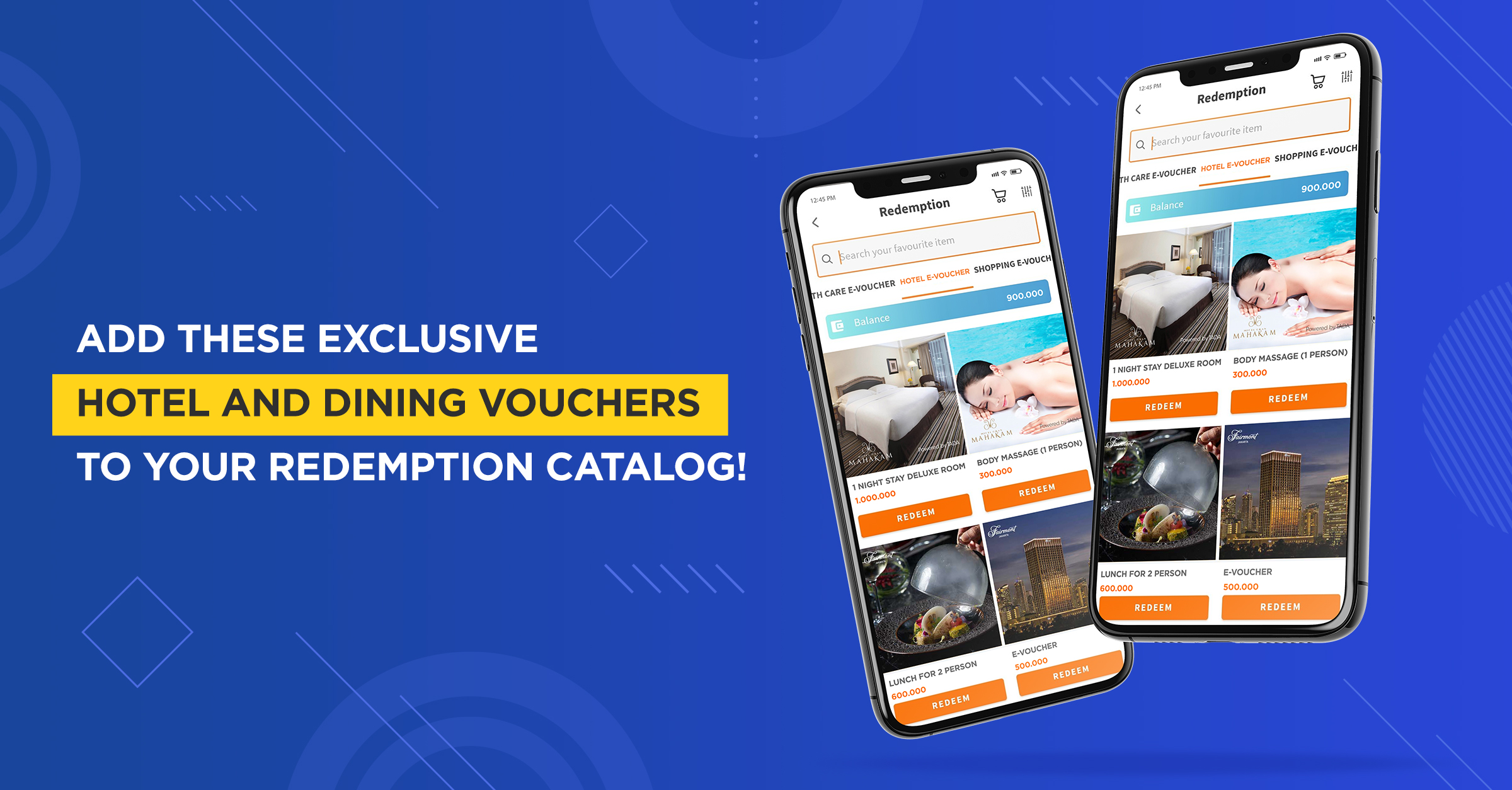 Add These Exclusive Hotel and Dining Vouchers to Your Redemption Catalog!