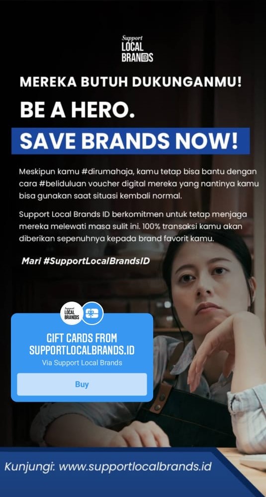 New Feature on Instagram for Supportlocalbrands.id